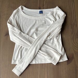 Kids Long Sleeve Activewear Crop Top